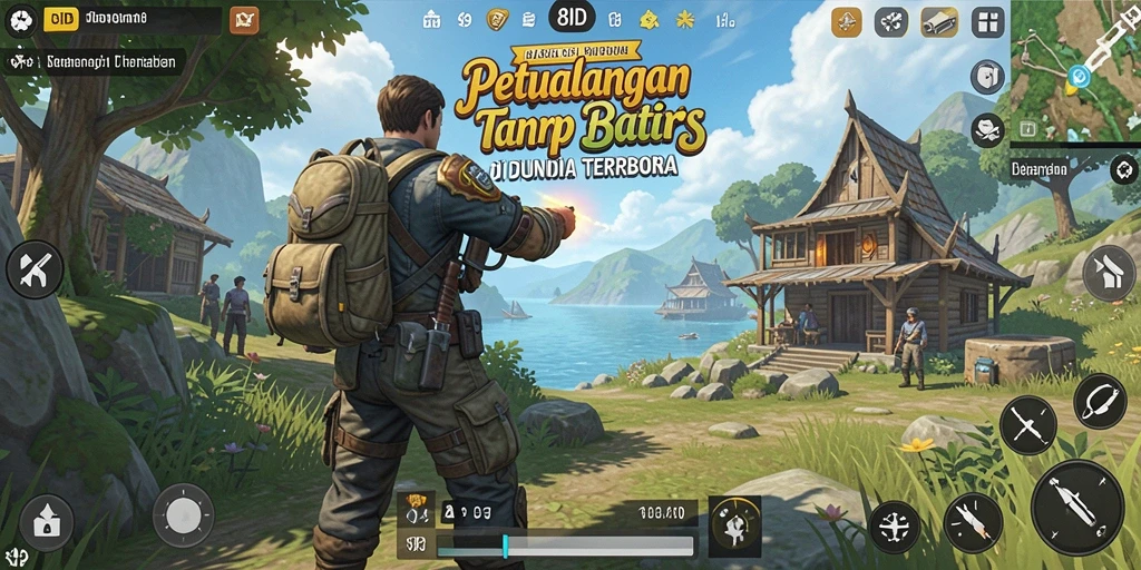 Tampilan menarik dari gameplay Open World 8ID.