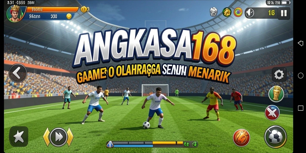 Screenshot gameplay ANGKASA168 menampilkan aksi seru dalam olahraga.