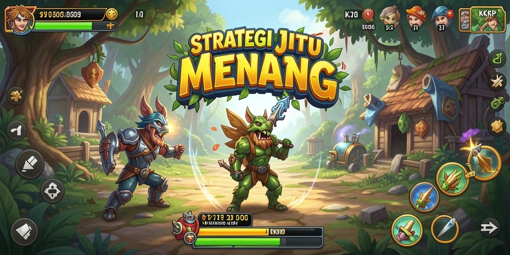 Tampilan gameplay KKRP yang menarik dengan strategi mendalam.