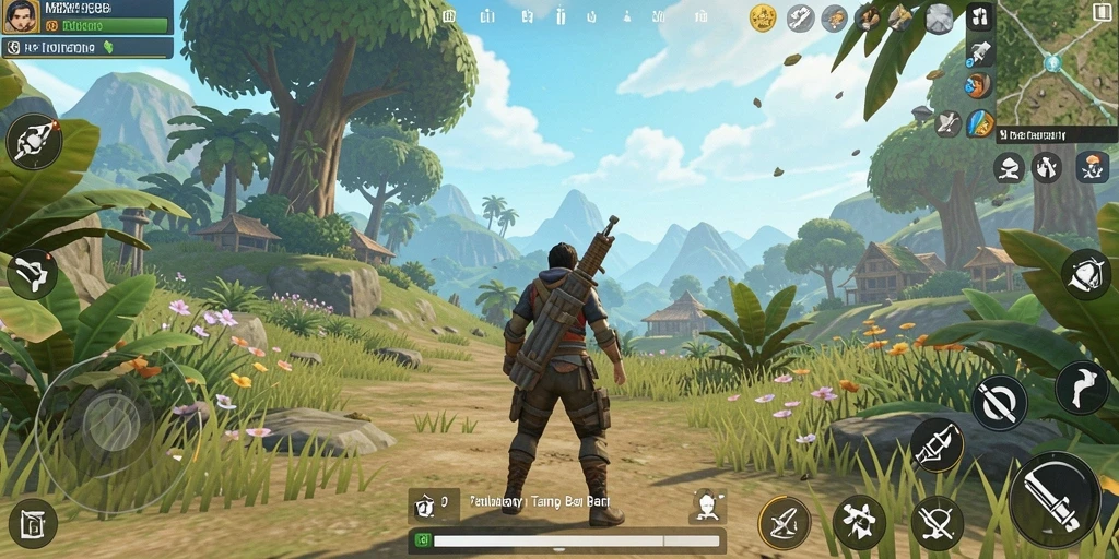 Screenshot yang menunjukkan petualangan seru dalam dunia Open World MIXUE88.