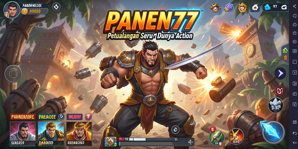Gambaran gameplay menegangkan dalam PANEN77.