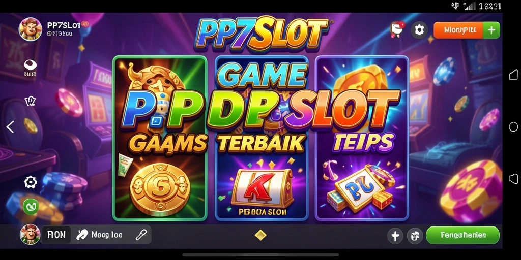 Menampilkan gameplay seru dalam PP7SLOT dengan berbagai tema menarik.