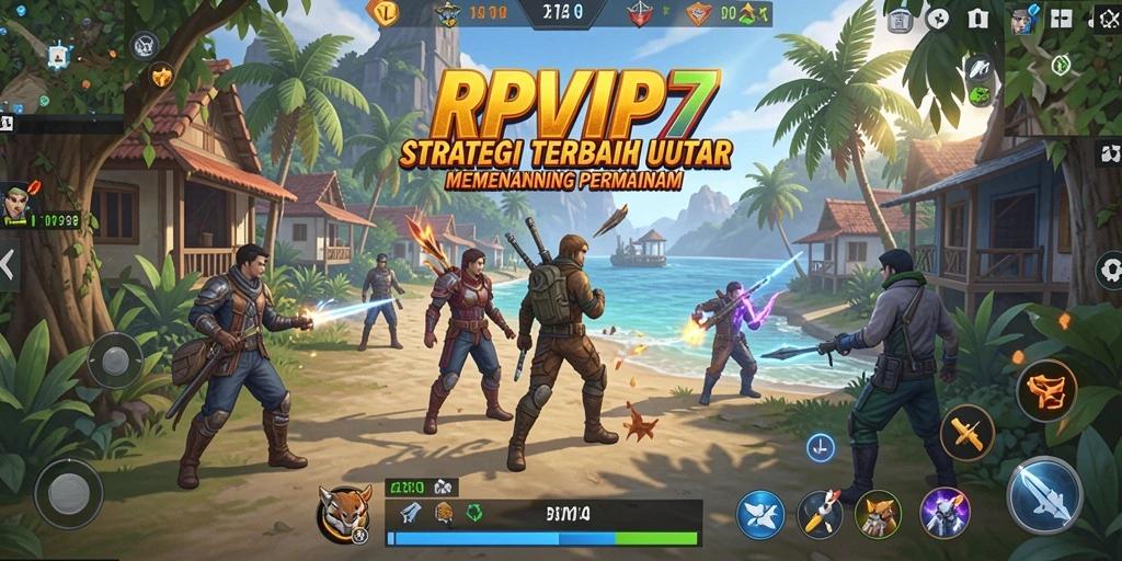 Screenshot gameplay RPVIP7 menampilkan aksi strategi yang intens.