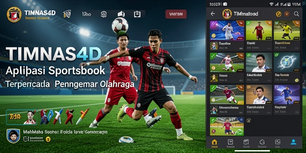 Tampilan menarik dari gameplay aplikasi Sportsbook TIMNAS4D.